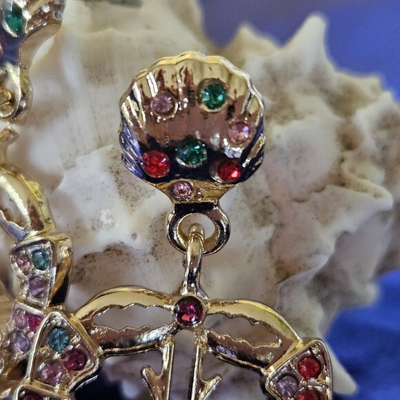 🦀🐚🪸Colorful Crab Earrings - NWOT🪸🐚🦀 - Picture 4 of 14